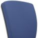 Cadeira de Escritório Executiva Office Base Giratória Preto Baixa Flexi P03 Vinil Azul - Lyam