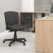 Cadeira de Escritório Executiva Office Base Giratória Preto Baixa Flexi P03 Vinil Preto - Lyam