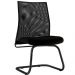 Cadeira de Escritório Fixa Executiva Ergonômica Liss L02 Couro Sintético Preto - Lyam Decor