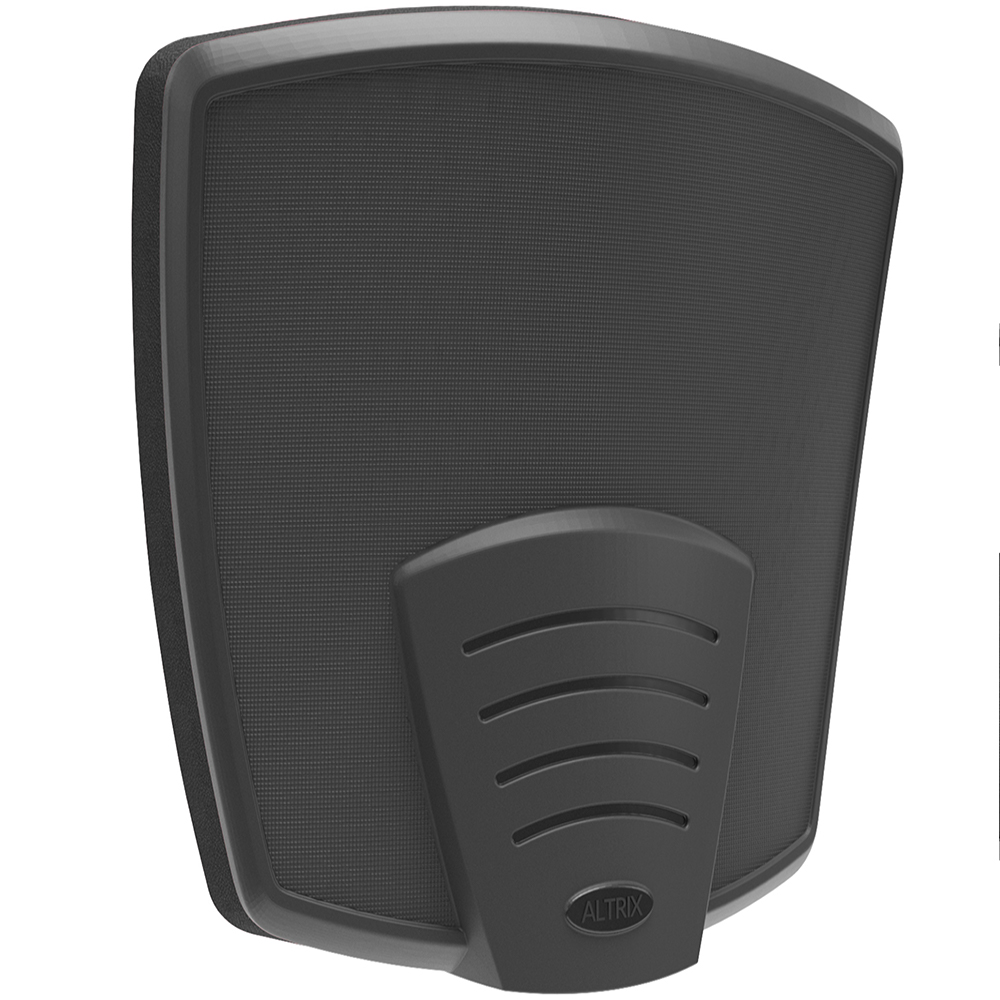 Cadeira de Escritório Fixa Executiva Office Preto Slim Alta Flexi P03 Poliéster Preto - Lyam