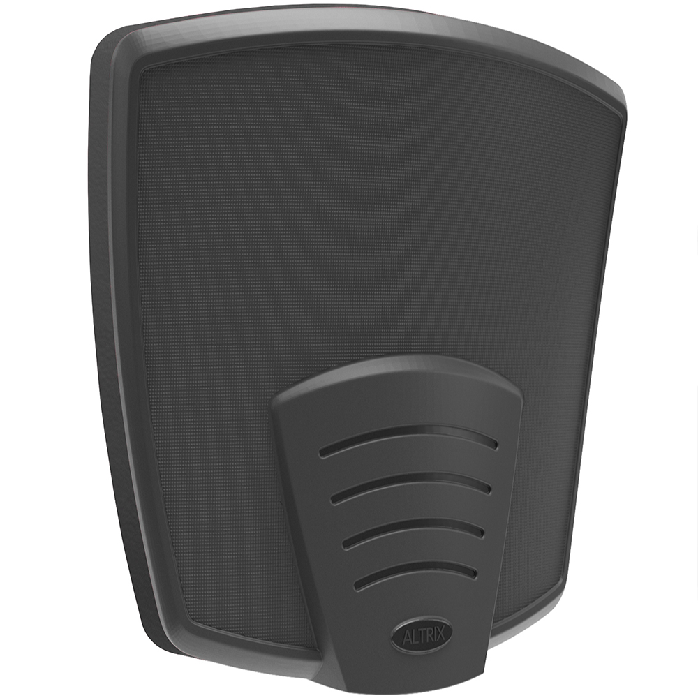 Cadeira de Escritório Fixa Executiva Office Preto Slim Alta Flexi P03 Vinil Preto - Lyam