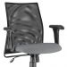 Cadeira de Escritório Giratória Executiva Ergonômica Liss L02 Couro Sintético Cinza - Lyam Decor