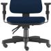 Cadeira de Escritório Giratória Executiva Ergonômica Sky L02 Crepe Azul Marinho - Lyam Decor