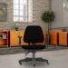 Cadeira de Escritório Giratória Executiva Ergonômica Sky L02 Crepe Preto - Lyam Decor
