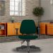 Cadeira de Escritório Giratória Executiva Ergonômica Sky L02 Crepe Verde Musgo - Lyam Decor