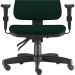 Cadeira de Escritório Giratória Executiva Ergonômica Sky L02 Crepe Verde Musgo - Lyam Decor