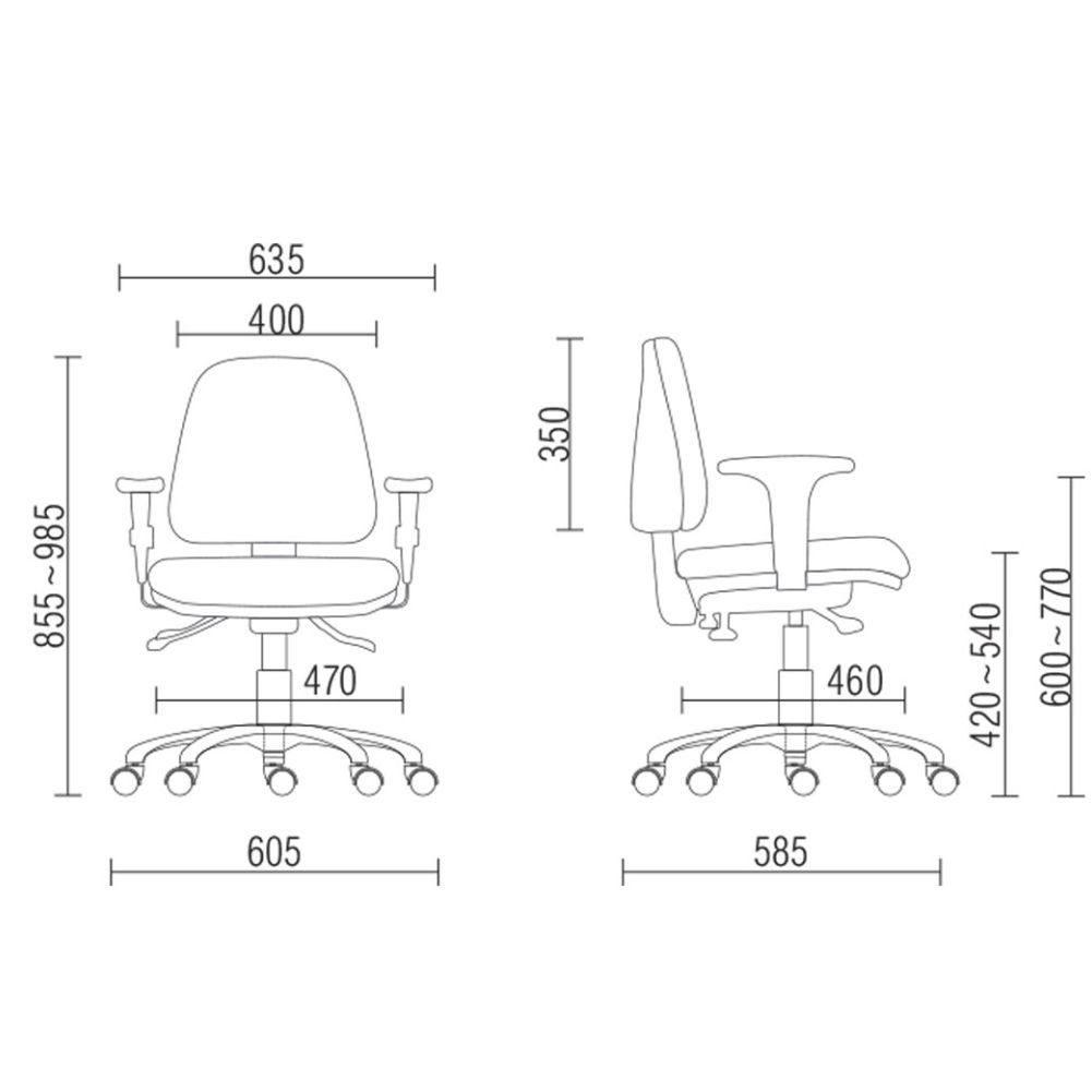 Cadeira de Escritório Giratória Executiva Ergonômica Sky L02 Crepe Verde Musgo - Lyam Decor