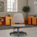 Cadeira de Escritório Giratória Executiva Ergonômica Sky L02 Linho Bege - Lyam Decor