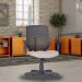 Cadeira de Escritório Giratória Executiva Ergonômica Tech L02 Suede Bege - Lyam Decor