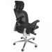 Cadeira de Escritório Giratória Presidente Executiva New Ergon F02 Preto - Lyam Decor