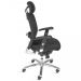 Cadeira de Escritório Giratória Presidente Executiva New Ergon F02 Preto - Lyam Decor