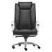 Cadeira de Escritório Presidente Executiva New Onix F02 Couro Ecológico Preto - Lyam Decor