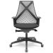 Cadeira de Escritório Presidente Giratória Executiva Ergonômica Kron P03 Crepe Preto - Lyam Decor