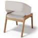 Cadeira de Jantar e Estar Living Estofada Lince L02 Linho Bege - Lyam Decor