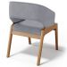 Cadeira de Jantar e Estar Living Estofada Lince L02 Suede Cinza - Lyam Decor