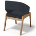 Cadeira de Jantar e Estar Living Estofada Lince L02 Suede Preto - Lyam Decor