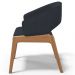 Cadeira de Jantar e Estar Living Estofada Lince L02 Suede Preto - Lyam Decor