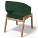 Cadeira de Jantar e Estar Living Estofada Lince L02 Suede Verde Musgo - Lyam Decor