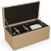 Calçadeira Recamier Baú Para Cama Box Solteiro Dália 100x50 Cm W01 Linho Bege Escuro - Lyam Decor