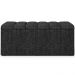 Calçadeira Recamier Baú Para Cama Box Solteiro Dália 100x50 Cm W01 Linho Chumbo - Lyam Decor