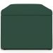Calçadeira Recamier Baú Para Cama Box Solteiro Dália 100x50 Cm W01 Linho Verde Musgo - Lyam Decor