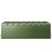 Calçadeira Recamier Baú Para Cama De Casal King Dália 195x50 cm W01 Couríssimo Verde Musgo - Lyam