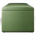 Calçadeira Recamier Baú Para Cama De Casal King Dália 195x50 cm W01 Couríssimo Verde Musgo - Lyam