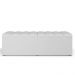 Calçadeira Recamier Baú Para Cama De Casal King Dália 195x50 cm W01 Facto Branco - Lyam