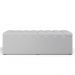 Calçadeira Recamier Baú Para Cama De Casal King Dália 195x50 cm W01 Linho Cinza - Lyam