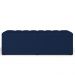 Calçadeira Recamier Baú Para Cama De Casal Queen Dália 160x50 Cm W01 Suede Azul Marinho - Lyam Decor