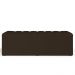 Calçadeira Recamier Baú Para Cama De Casal Queen Dália 160x50 Cm W01 Suede Marrom - Lyam Decor