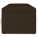 Calçadeira Recamier Baú Para Cama De Casal Queen Dália 160x50 Cm W01 Suede Marrom - Lyam Decor