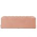 Calçadeira Recamier Baú Para Cama De Casal Queen Dália 195x50 cm W01 Linho Rosê - Lyam