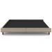 Cama Casal Base Box Pés Madeira 140cm Suném P05 Veludo Bege Bouclê Cru - Lyam Decor