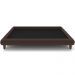 Cama Casal Base Box Pés de Madeira 156cm Otto P05 Veludo Marrom - Lyam Decor