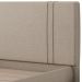 Cama Casal Flutuante Com Cabeceira 140cm Astra S04 Linho Bege - Lyam Decor