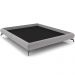 Cama Casal King Base Box Pés de Ferro Estilo Industrial 210cm Otto P05 Veludo Cinza - Lyam Decor