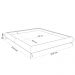 Cama Casal King Base Box Pés de Ferro Estilo Industrial 210cm Otto P05 Veludo Cinza - Lyam Decor