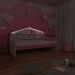Cama Infantil Com Casa De Boneca Quarto Anna Led P04 Branco Rosa - Lyam Decor