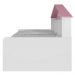 Cama Infantil Com Casa De Boneca Quarto Anna P04 Branco Rosa - Lyam Decor