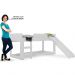 Cama Infantil Com Escorregador E Proteção Lateral Nate P04 Branco - Lyam Decor
