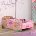 Cama Infantil Com Proteção Lateral Quarto Fantasy P04 Rosa - Lyam Decor
