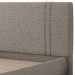 Cama King Flutuante Com Cabeceira 195cm Astra S04 Linho Marrom - Lyam Decor