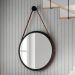 Conjunto Aparador Havana com Espelho Adnet 54cm e Cristaleira Luma B01 Off White Nature - Lyam Decor