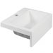 Conjunto Banheiro Gabinete 80cm 02 Gavetas Com Armário E Cuba Jazz B06 Faia Branco - Lyam Decor