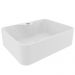 Conjunto Banheiro Gabinete 80cm 3 Gavetas Cuba E Espelho Urban B06 Branco Argento Preto - Lyam Decor