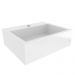 Conjunto Banheiro Gabinete Suspenso 70cm Com Armário E Cuba Veneza B06 Branco Nogal - Lyam Decor