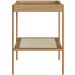 Conjunto Mesa de Centro e Mesa Lateral Para Sala Industrial Indy A03 Hanover Dourado - Lyam Decor
