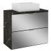Conjunto Para Banheiro Gabinete 80cm 03 Gavetas Com Cuba E Armário Loft B06 Portoro - Lyam Decor