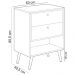Conjunto Para Banheiro Gabinete Com Pés Cuba e Armário Lionel B06 Branco Nogal - Lyam Decor